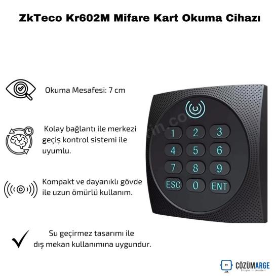 ZkTeco Kr602M Mifare Kart Okuma Cihazı ZkTeco Kr602M Mifare Kart Okuma Cihazı