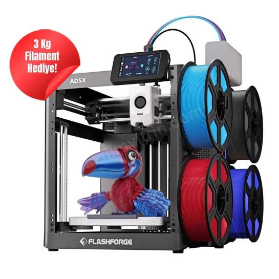 flashforge adventurer ad5x 3d yazıcı ürün fotoğrafı flashforge adventurer ad5x 3d yazıcı resmi, flashforge adventurer ad5x 3d yazıcı fotoğrafı