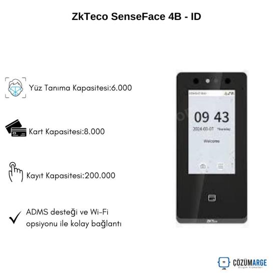 ZkTeco SenseFace 4B - ID ZkTeco SenseFace 4B - ID