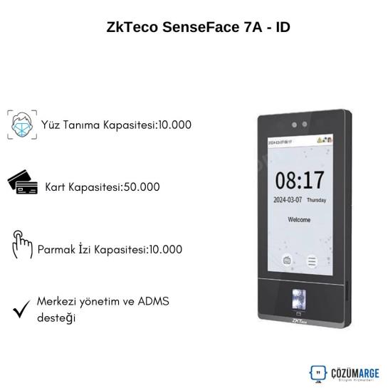 ZkTeco SenseFace 7A - ID ZkTeco SenseFace 7A - ID
