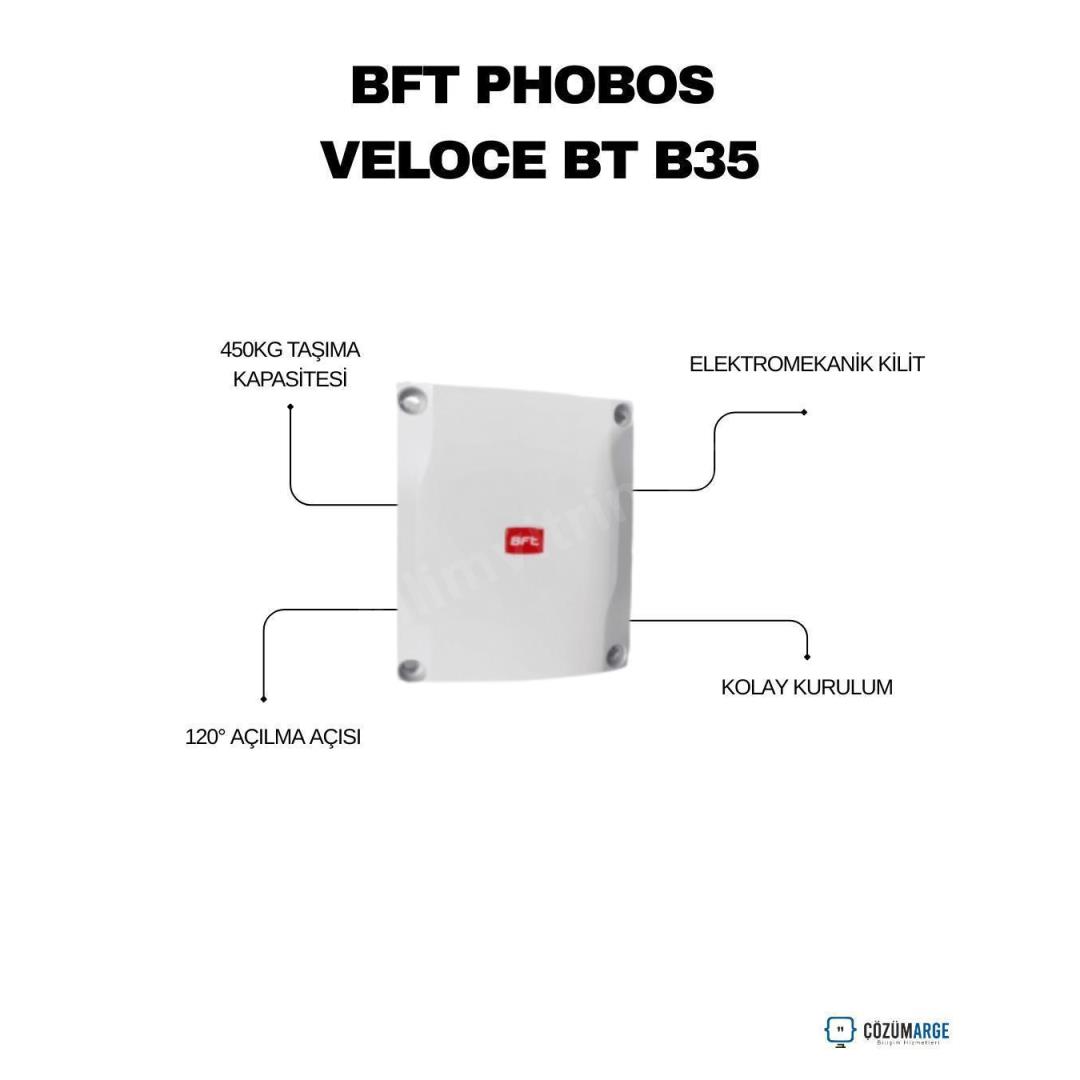 Bft Phobos Veloce BT B35 Smart Kit Kanatlı Kapı Motoru Seti Özellikleri