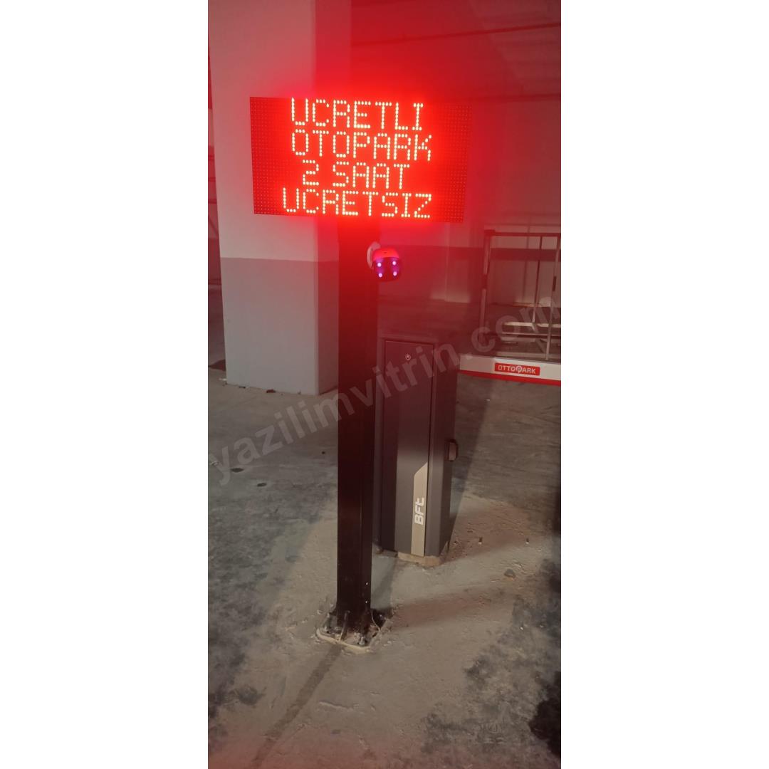 Plaka Tanıma Sistemi Led Tabela 2 Satır Ethernet Bağlantılı