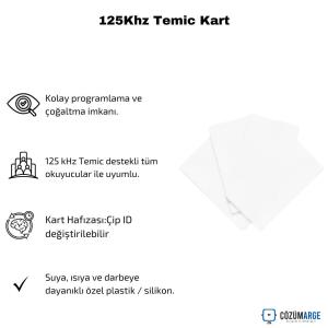 125Khz Temic Kart 125Khz Temic Kart