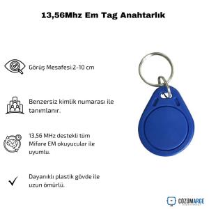 13,56Mhz Em Tag Anahtarlık 13,56Mhz Em Tag Anahtarlık