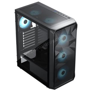 FRISBY FC-9485G 600W 80+ BRONZE 4xRGB SIYAH KASA Res3