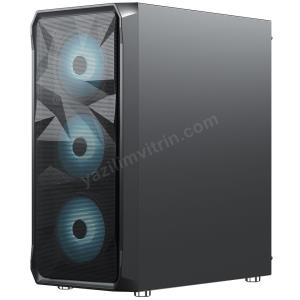 FRISBY FC-9485G 600W 80+ BRONZE 4xRGB SIYAH KASA Res8