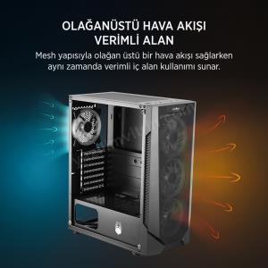 JAMES DONKEY HELIX H800 4XRBW ATX 550W GAMING KASA Res2