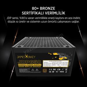 JAMES DONKEY JDP650 APFC 12CM 80+ BRONZE 650W PSU Res3