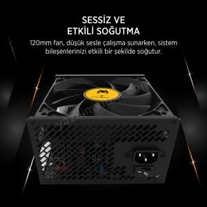 JAMES DONKEY JDP650 APFC 12CM 80+ BRONZE 650W PSU Res4