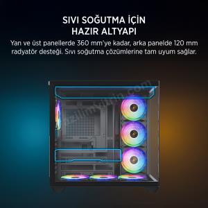 JAMES DONKEY STARK S801 7X ARGB 650W GAMING CASE BLACK Res3