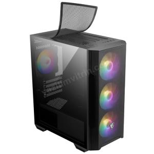 MSI MAG FORGE M100R 4X120mm ARGB mATX GAMING KASA Res8