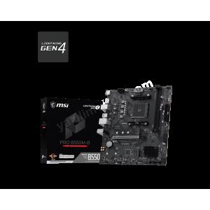 MSI PRO B550M-B AM4 DDR4 4600(OC) HDMI DP 2x M.2 USB 5Gbps mATX Res4