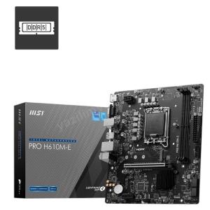 MSI PRO H610M-E DDR5 5600MHZ(OC) HDMI VGA M.2 mATX 1700P Res4