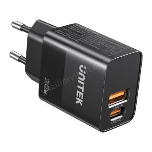 UNITEK 20W HIZLI ŞARJ ADAPTÖRÜ 1*USB-C (P1124ABK-EU) Res2