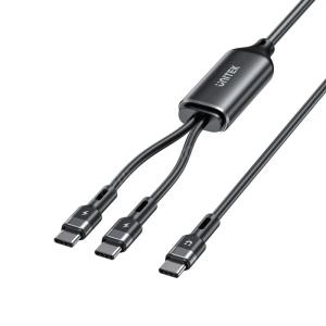 UNITEK 2in1 TYPE-C HIZLI ŞARJ KABLO (C14146ABK01-1.8M) Res3