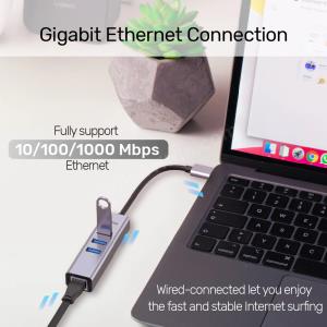 UNITEK 4-IN-1 ETHERNET HUB (Y-3088B) Res3