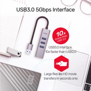 UNITEK 4-IN-1 ETHERNET HUB (Y-3088B) Res4