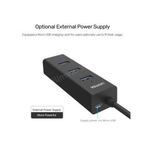UNITEK 4 PORTS USB 3.0 HUB (Y-3089) Res4