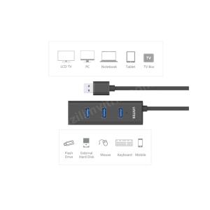 UNITEK 4 PORTS USB 3.0 HUB (Y-3089) Res7