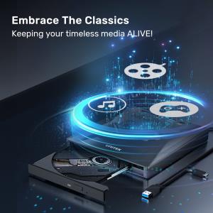 UNITEK HARİCİ DVD-RW USB TYPE-C/A 5in1 DOCK (T1037A) Res2