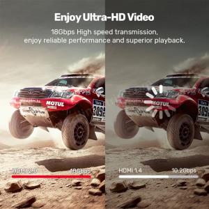 UNITEK HDMI2.0 KABLO 10MT 4K&60Hz (C11079BK-10M) Res6