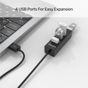 UNITEK TYPE-A TO 4 PORT USB HUB 80CM KABLO(Y-2140) Res2