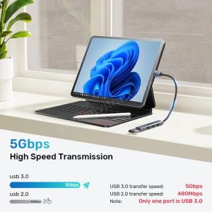 UNITEK TYPE-A TO 4 PORT USB (USB3.0+USB2.0) H1208A Res6