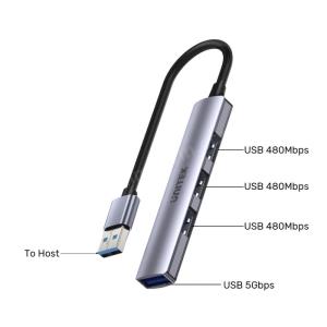 UNITEK TYPE-A TO 4 PORT USB (USB3.0+USB2.0) H1208A Res12