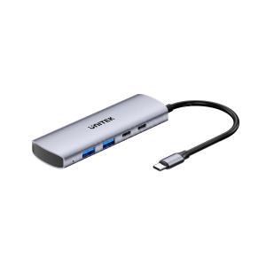 UNITEK UHUB Q4 4-IN-1 10GBPS USB-C HUB (H1112DGY01) Res3