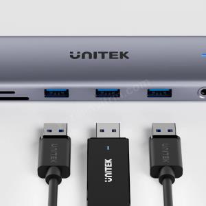 UNITEK UHUB U11+ 11-IN-1 USB-C HUB (D1113BGY01) Res10