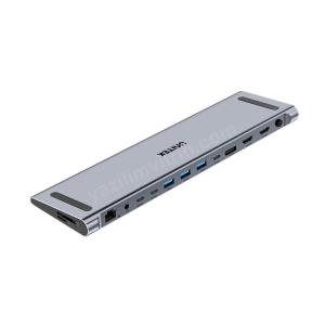 UNITEK UHUB15+ USB-C 4K BAGLANTI ISTASYONU (D1106AGY01) Res2