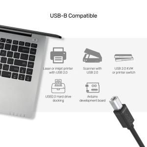 UNITEK USB-A TO USB-B YAZICI KABLO 2MT (Y-C4001GBK Res4