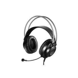 A4 TECH FH-200U SİYAH GRİ MİKROFONLU KULAKLIK USB Res2