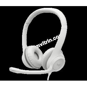 LOGITECH H390 MIKROFONLU BEYAZ KULAKLIK 981-001286 Res2