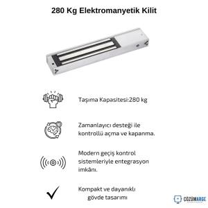 280 Kg Elektromanyetik Kilit 280 Kg Elektromanyetik Kilit