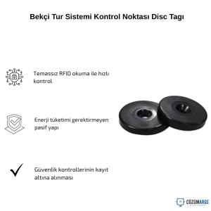 Bekçi Tur Sistemi Kontrol Noktası Disc Tagı Bekçi Tur Sistemi Kontrol Noktası Disc Tagı