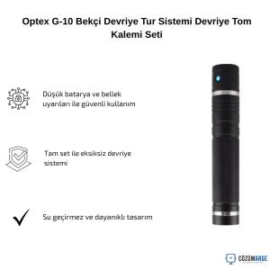Optex G-10 Bekçi Devriye Tur Sistemi Devriye Tom Kalemi Seti Optex G-10 Bekçi Devriye Tur Sistemi Devriye Tom Kalemi Seti