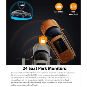 PRUVEEO D30 WI-FI 4K ARAC KAMERASI Res4