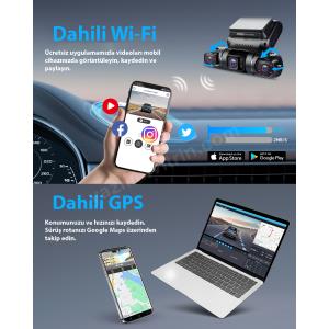 PRUVEEO D90-4CH FHD WI-FI GPS + 128GB SD KART KAME Res4