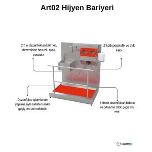 Art02 Hijyen Bariyeri Özellikleri Art02 Hijyen Bariyeri