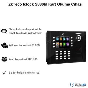 ZkTeco Iclock S880Id Kart Okuma Cihazı ZkTeco Iclock S880Id Kart Okuma Cihazı