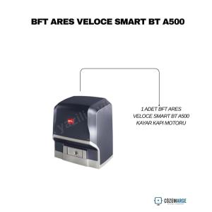 BFT Ares Veloce Smart BT A500 hızlı kayar kapı motoru, 24V yüksek performans ve D-Track akıllı tork kontrolüyle 500 kg’a kadar güvenli ve seri çözüm sunar. , BFTAresVeloceSiteGirişi , HızlıKayarKapıMotoruVilla , BFTKayarKapıMotoru , BFT500KgSiteGirişi , OtomatikKapıMotoruİşYeri , DTrackAkıllıTorkKontrolü , AresVeloceSmartBTA500Villa