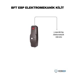BFT EBP A24V elektromekanik kilit, kanatlı kapılarda güvenliği artırır, rüzgar direnci sağlar ve BFT kontrol kartlarıyla uyumlu çalışır. , BftEbpA24V , BftElektrikliKilit , KanatlıKapıKilidi , 24VElektromekanikKilit , BftOtomasyon , DaireselKanatlıKapı , BftKapıOtomasyonu , RüzgarDirençliKilit