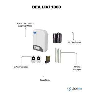 Dea Livi 1000, 1 tona kadar olan yana kayar bahçe ve endüstriyel kapılar için tasarlanmış, İtalyan mühendisliği harikası bir motor setidir. Güçlü mekanik yapısı ve döküm gövdesi sayesinde en zorlu hava koşullarında bile yüksek performansla çalışır. Akıllı kontrol kartı ile donatılan bu sistem, engel algılama ve ayarlanabilir çalışma parametreleri sayesinde maksimum güvenlik sağlar. Sessiz çalışma prensibi ve yoğun kullanıma uygun dayanıklı iç aksamıyla, fabrikalar, siteler ve büyük mülkler için uzun ömürlü ve güvenilir bir kayar kapı çözümüdür. , DeaLivi1000, , DeaKayarKapıMotoru, , 1000KgKapıMotoru, , 1TonKapıMotoru, , DeaOtomasyon