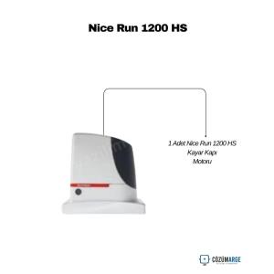 Nice Run 1200 HS hızlı seri kayar kapı motoru; 1200 kg kapılar için jet hızında açılma, BlueBUS teknolojisi ve İtalyan kaliteyle güvenli performans sunar. , NiceRun1200HsKayarKapı , HızlıKapıMotoruSiteGirişi , NiceHighSpeedOtoparkGirişi , 1200KgKapıMotoruFabrikaGirişi , NiceOtomasyonKayarKapı , İtalyanMotorVillaGirişi , NiceRun1200HsKamuKurumu