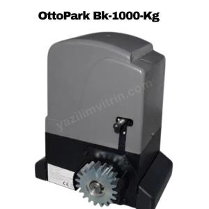 OttoPark BK-1000 Kg yana kayar kapı motoru seti; 1000 kg taşıma kapasitesi, 300 kumanda hafızası, fotosel ve flaşörlü güvenli otomatik kapı çözümü. , OttoPark,, KayarKapıMotoru,, Bk-10000,, CozumArge