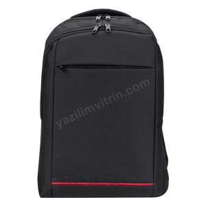 PLM BERGAMIN NOTEBOOK SIRT ÇANTASI SİYAH 15.6" Res5