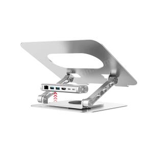 UNITEK 360D METAL 15.6” NOTEBOOK STAND 5in1 VE DOCKING STATION (D1109B) Res11