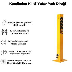 OttoPark Kendinden Kilitli Yatar Park Direği OttoPark Kendinden Kilitli Yatar Park Direği