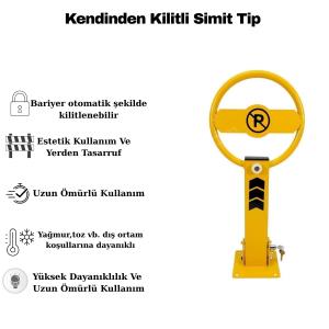 OttoPark Kendinden Kilitli Simit Tip Yatar Park Bariyeri Özellikleri OttoPark Kendinden Kilitli Simit Tip Yatar Park Bariyeri